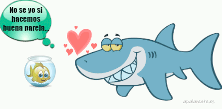 pareja peces relacionar