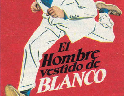 el hombre de blanco